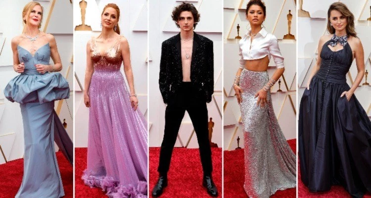 Las tendencias de moda de la alfombra roja de los Premios Óscar 2023 -  Revista Diners
