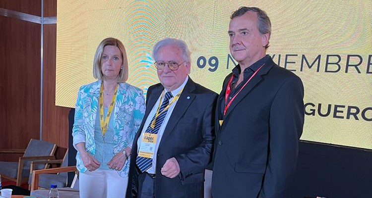 Inauguración de CAPER 2023 con Norma Trinchitella, Ricardo Solari y Eduardo De Nucci